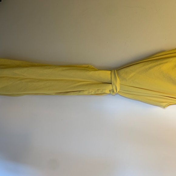 Everlane Yellow Sleeveless Wrap Dress- color no longer available from Everlane! - Picture 4 of 8